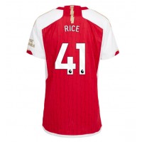 Arsenal Ben White #4 Replica Home Shirt Ladies 2023-24 Short Sleeve